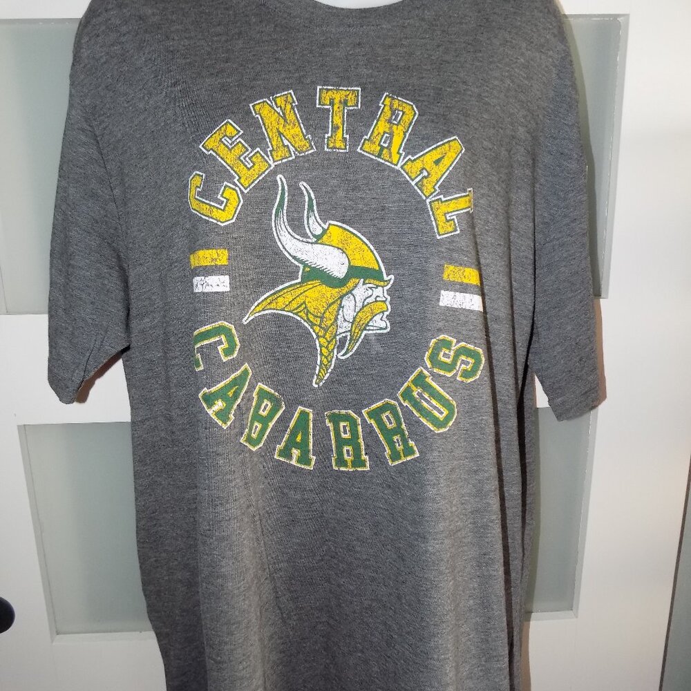Baw Central Cabarrus Gray Graphic SS T-Shirt Size XL Men's